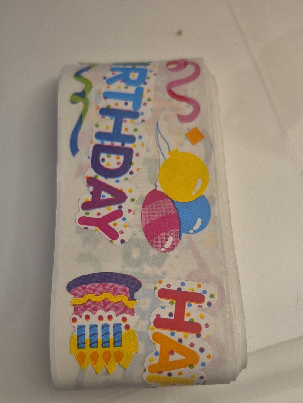 StickersBirthday Party Streamer Roll - Multicolor